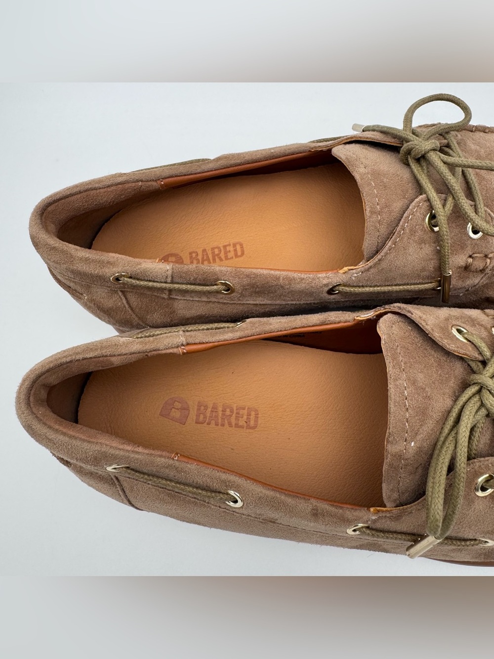 Bared Footwear Tringa Coffee Tan Suede Flat Boat Loafers Women's EU 38 US 7.5-8 - Picture 7 of 15